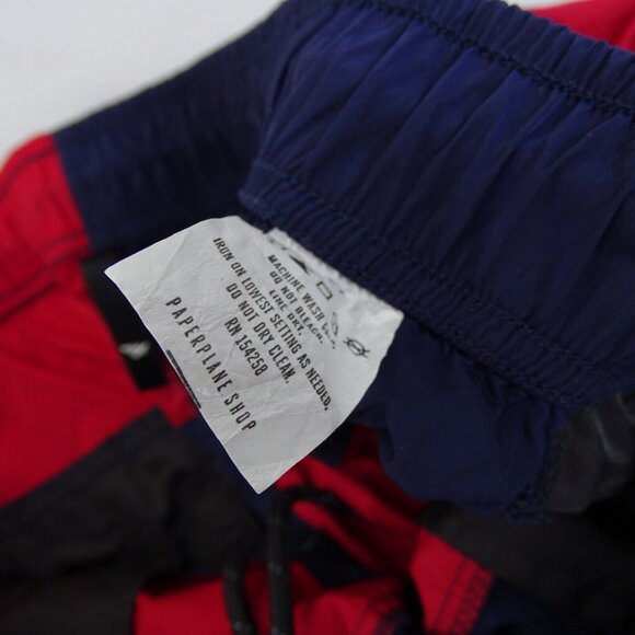 Jay-Z Roc Nation Paper Planes Red Blue Swim Nylon Shorts Size L/XL‎ - Picture 5 of 8